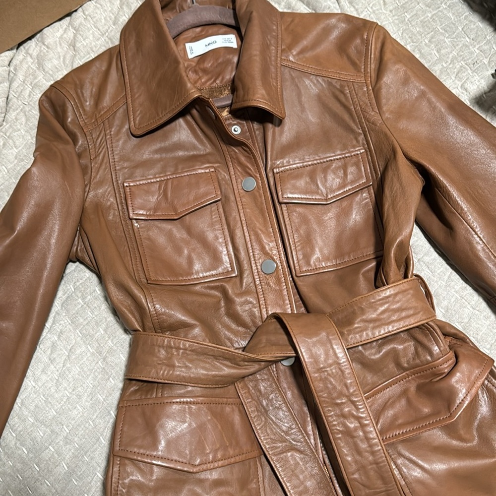Utility Leather Jacket
